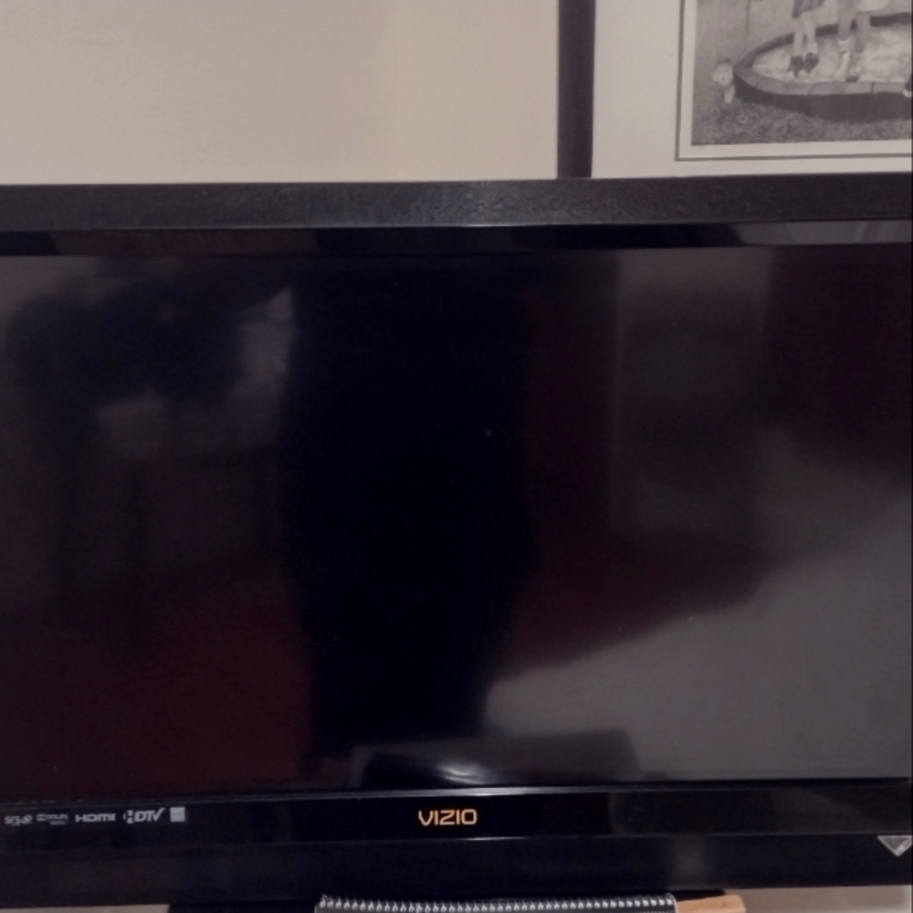 Black Vizio 30 inch TV
